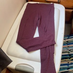 Pink Victoria’s Secret leggings, maroon, size small, petite
